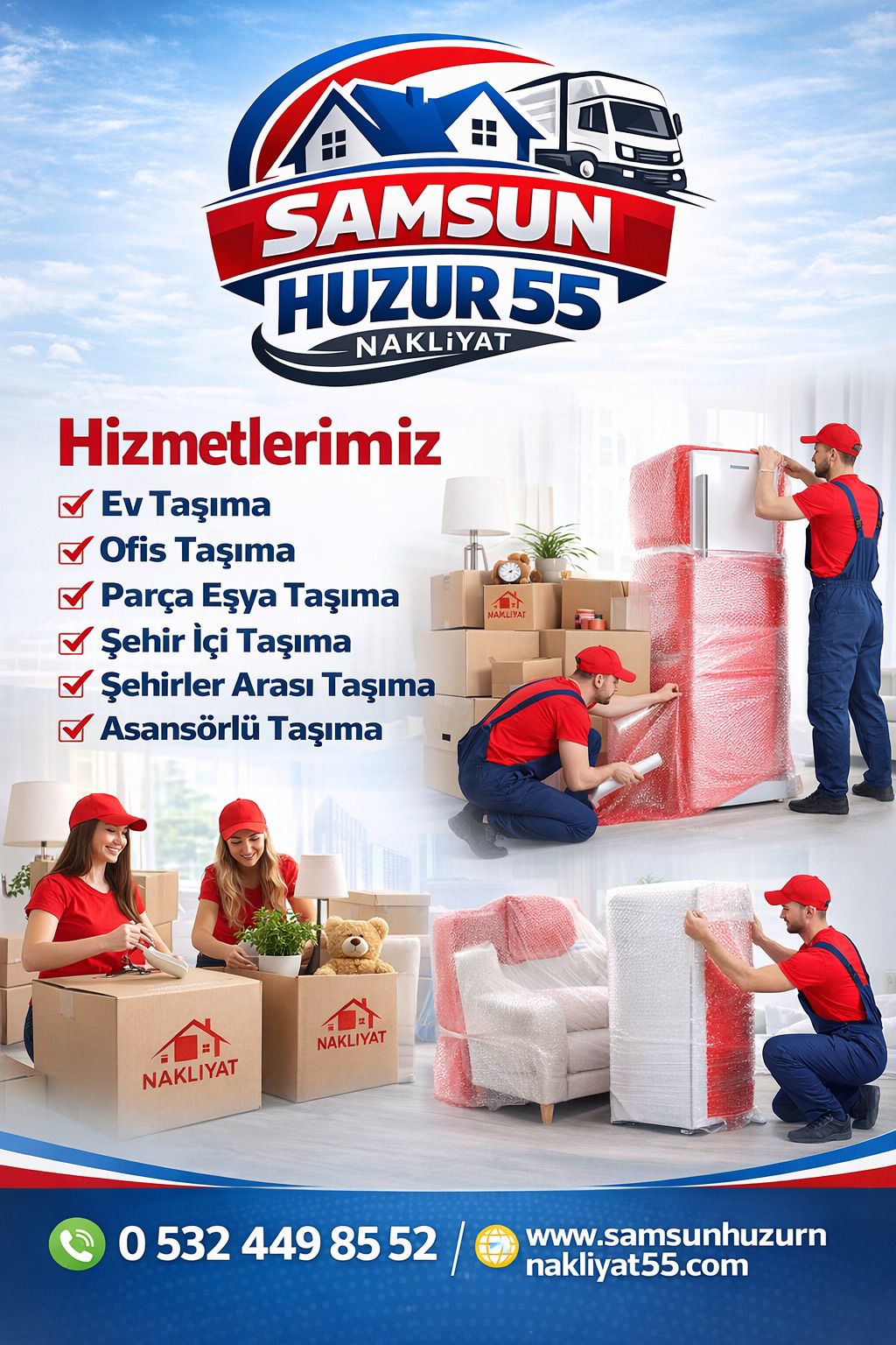 Samsun Huzur 55 Evden Eve Nakliyat
